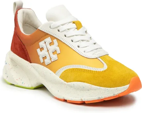 Sneakersy Tory Burch - Good Luck Trainer 83833 Goldfinch/New Ivory/Goldfinch 800