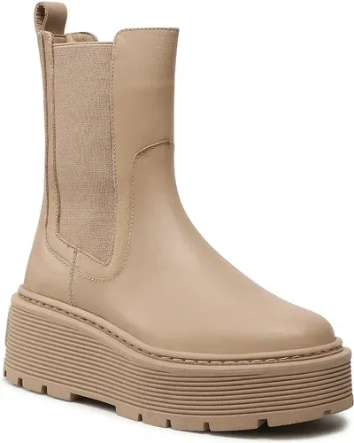 Kotníková obuv s elastickým prvkom BADURA - 222FW182 Beige