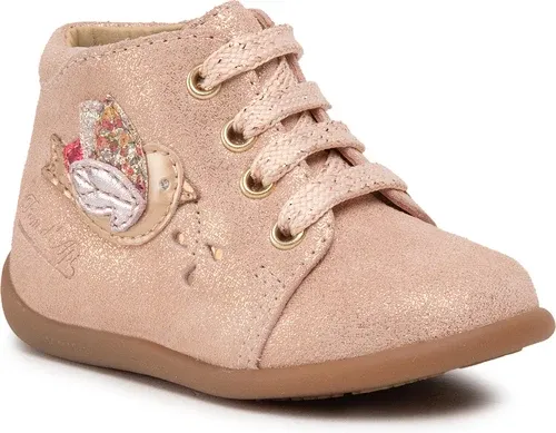 Šnurovacia obuv Pom d'Api - Stand-Up Bird N1CBCF0403 M Nude/Multi