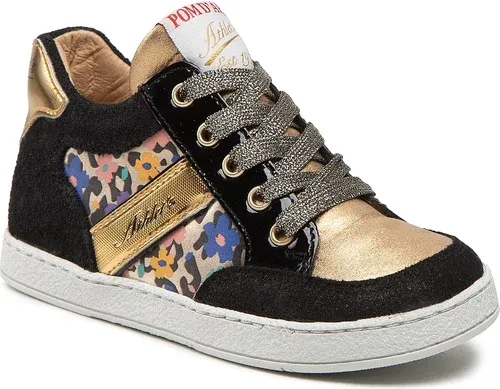 Sneakersy POM D'API - Print Animal Fl N1SECR0406 S Noir/Dore/Multi Sneakersy POM D'API - Print Animal Fl N1SECR0406 S Noir/Dore/Multi