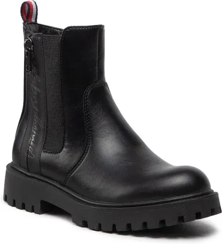 Čižmy Tommy Hilfiger - Cheksea Boot T3A5-32390-1355 Black 999