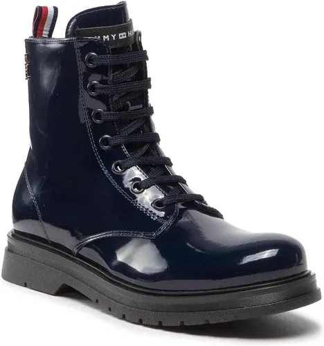 Čižmy Tommy Hilfiger - Lace-Up Bootie T4A5-32412-0775 S Blue 800