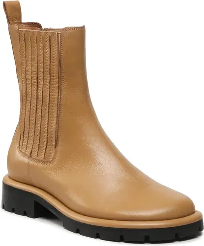 Kotníková obuv s elastickým prvkom GINO ROSSI - NAOMI-B11 Dark Beige