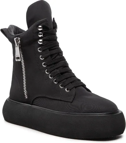 Členkové čižmy DKNY - Aken K2237855 Black BLK Členkové čižmy DKNY - Aken K2237855 Black BLK