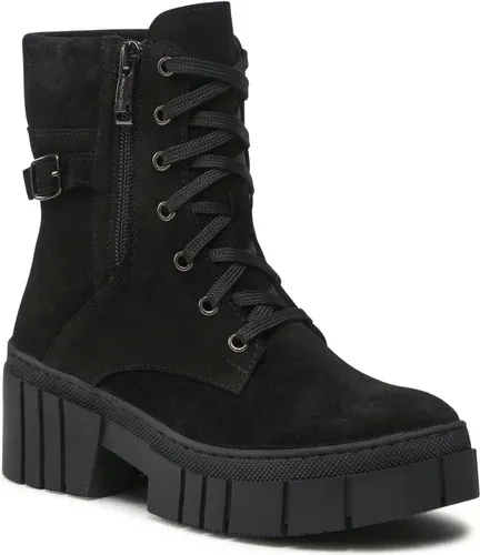 Členková obuv Baldowski - 1709500 Czarny Welur