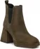 Členková obuv Karino - 4502/066-P Oliwka/Welur
