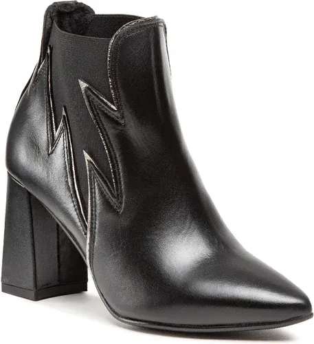 Členková obuv Sagan - 4848 Czarny Lico