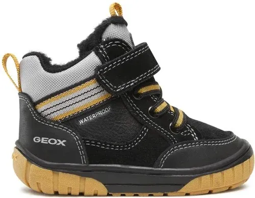 Šnurovacia obuv Geox - B Omar B. Wpf A B262DA 022ME C0054 M Black/Yellow