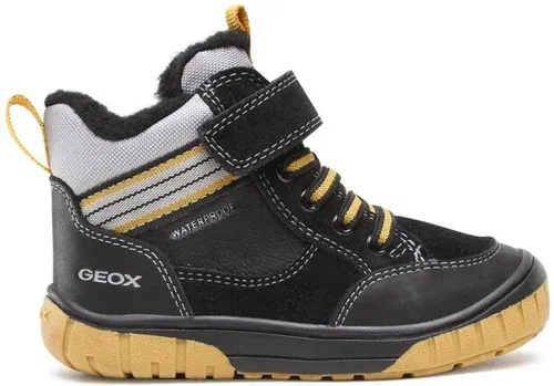 Šnurovacia obuv Geox - B Omar B.Wpf A B262DA 022ME C0054 S Black/Yellow