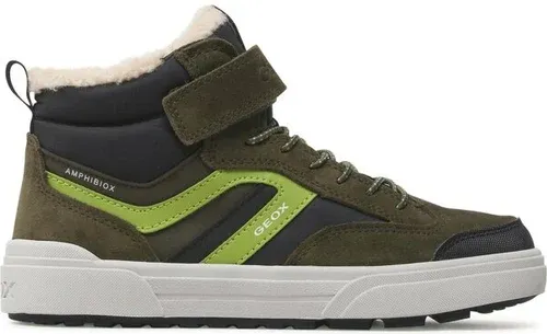 Šnurovacia obuv Geox - J Weemble B. B Abx A J26HCA 0ME22 C3X3S D Dk Green/Lime Green