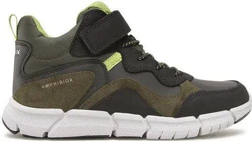 Šnurovacia obuv Geox - J Flexyper B.B Abx A J269XA 032ME C3222 D Military/Green