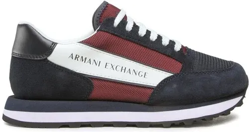 Sneakersy Armani Exchange - XUX083 XV263 S075 Navy/W.Wine/Off Wht