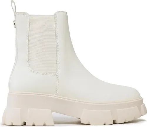 Členková obuv s elastickým prvkom Steve Madden - Tunnel SM19000015-03001-287 Bone Leather