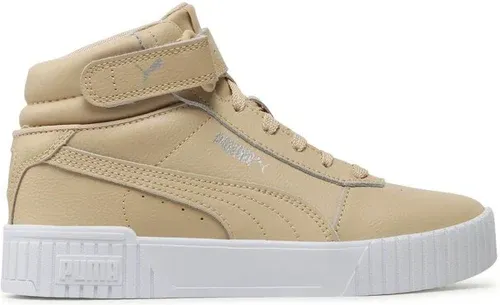 Sneakersy Puma - Carina 2.0 Mid 385851 04 Light Sand/Silver/White