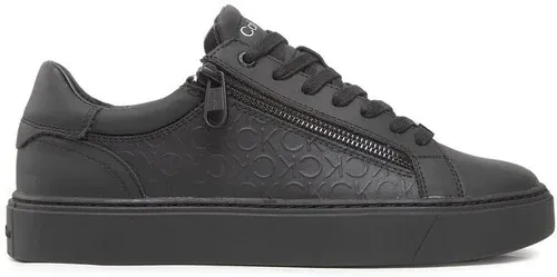 Sneakersy CALVIN KLEIN - Low Top Lace Up HM0HM00813 Black Seasonal Mono 0GK