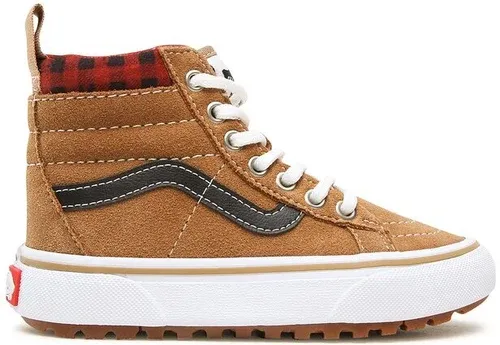 Sneakersy Vans - Sk8-Hi Mte-1 VN0A5HZ5Y491 Plaid Brown/Black