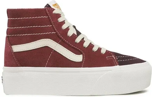 Sneakersy Vans - Sk8-Hi Tapered VN0A7Q5PTWP1 Varsity Suede Tawny Port