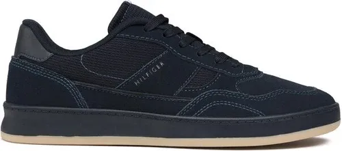 Sneakersy Tommy Hilfiger - Retro Court Cupsole Suede Mix FM0FM04169 Desert Sky DW5