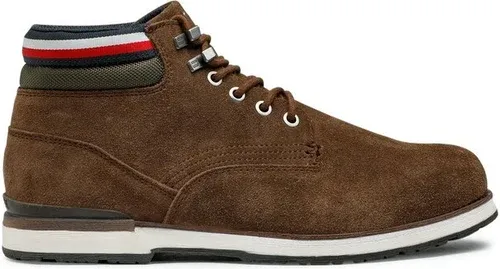 Šnurovacia obuv Tommy Hilfiger - Outdoor Hilfiger Suede Boot FM0FM04200 Cocoa GT6