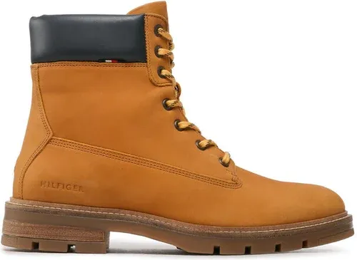 Čižmy Tommy Hilfiger - Padded Nubuck Boot FM0FM04205 Vitage Gold KBH