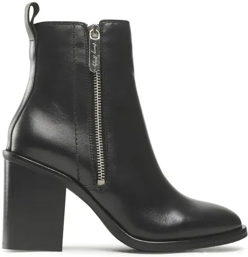 Členková obuv Tommy Hilfiger - Zip High Heel Boot FW0FW06764 Black BDS