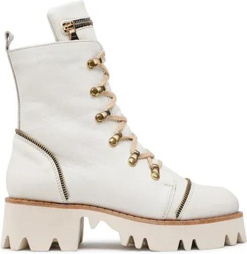 Členková obuv Simen - 5576A Of White