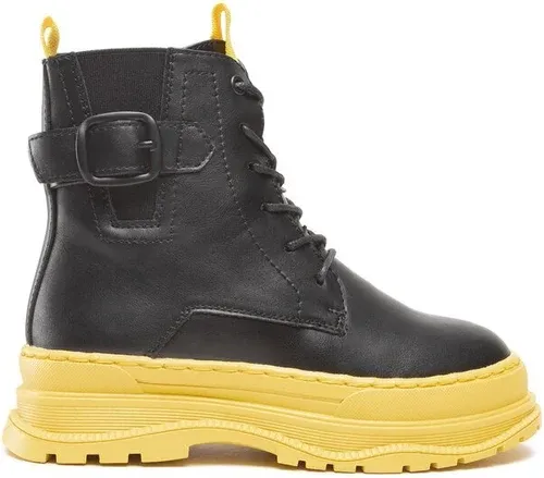 Členková obuv Keddo - 528109/10-03 Black/Yellow