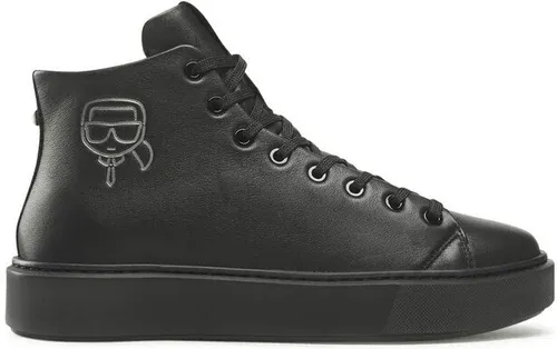 Sneakersy KARL LAGERFELD - KL52257U Black Lthr/Mono
