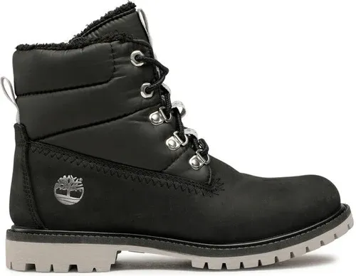 Outdoorová obuv Timberland - 6 Prem Puffer Bt Wp TB0A44XD001 Black Nubuck Silver