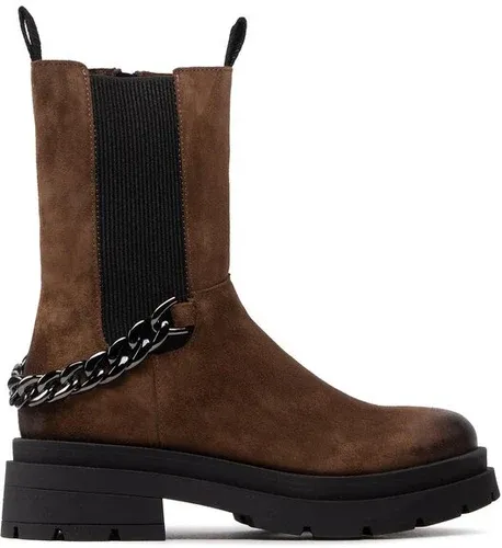 Členková obuv Nessi - 21138/1 Brąz W1