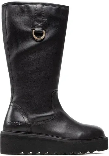 Čižmy Wrangler - Jane Hi LEather Black 062