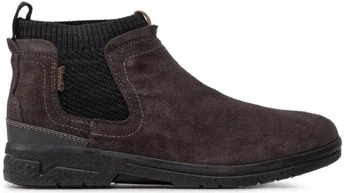 Členková obuv s elastickým prvkom Wrangler - Tasman Chelsea Suede WM22183A Charcoal 940