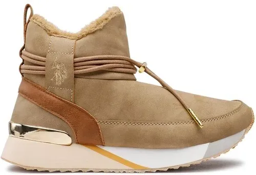 Členková obuv U.S. Polo Assn. - Frida009 FRIDA009W/BUY1 Bei