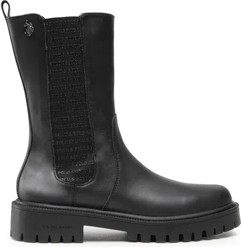 Členková obuv s elastickým prvkom U.S. Polo Assn. - Karma001 KARMA001W/BL1 Blk