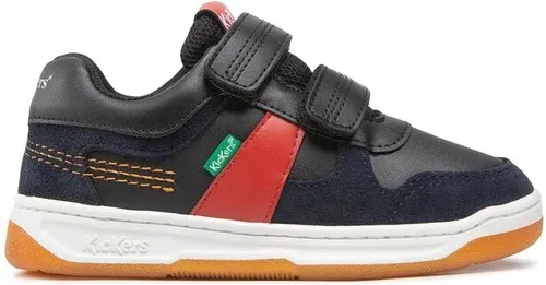 Sneakersy Kickers - Kalido 910861-30-10 Marino Noir Orange