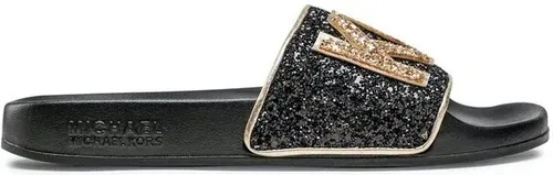Šľapky MICHAEL Michael Kors - Gilmore Slide 40F2GMFA2D Blk/Gold