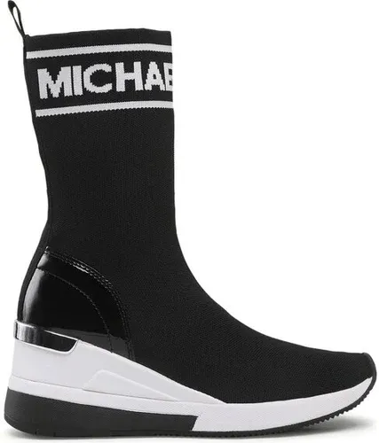 Členková obuv MICHAEL Michael Kors - Skyler Tall Bootie 43F2SKFE5D Blk/Opticwht