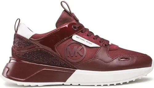 Sneakersy MICHAEL Michael Kors - Theo Trainer 43F2THFS1L Merlot