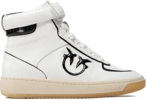 Sneakersy Pinko - Lorena Basket Hi Sneaker AI 22-23 BLKS1 1H214S A08S Bianco/Nero ZZ1