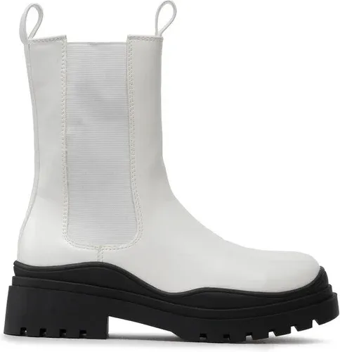 Členková obuv s elastickým prvkom DeeZee - ZAL90152-1 White/Black