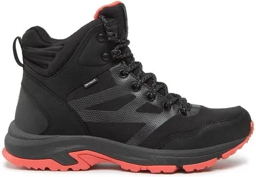 Trekingová obuv Halti - Polaris Mid 2 Dx M Walking Shoe 054-2811 Black/Heat Red P9964