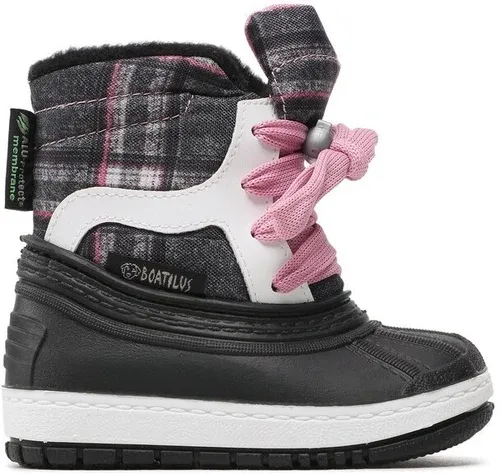 Snehule Boatilus - Skaty Lace NS07-VAR.08ZV Plaid Grey/Pink