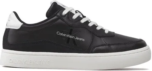 Sneakersy Calvin Klein Jeans - Classic Cupsole Lth-Su Mono YM0YM00432 Black/White 0GJ