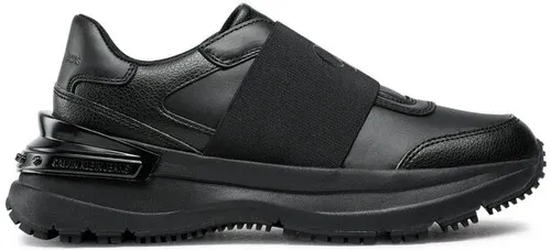 Sneakersy Calvin Klein Jeans - Chunky Runner Ribbon Lth YW0YW00800 Black/Gun Metal 0GU