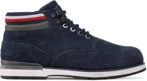 Šnurovacia obuv Tommy Hilfiger - Outdoor Hilfiger Suede Boot Desert Sky DW5