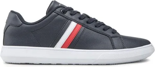 Sneakersy Tommy Hilfiger - Corporate Cup Leather Stripes FM0FM04275 Desert Sky DW5