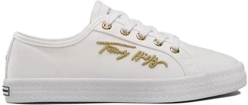 Tenisky Tommy Hilfiger - Essential Gold Th Sneaker FW0FW06122 White YBR