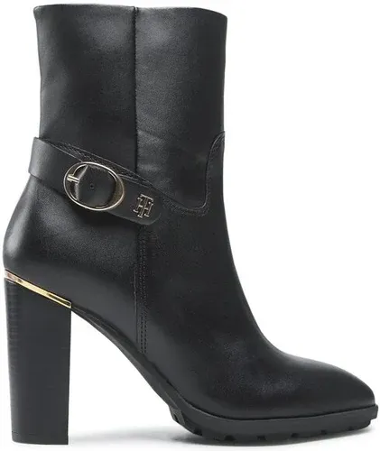 Členková obuv Tommy Hilfiger - Belt High Heel Boot FW0FW06768 Black BDS