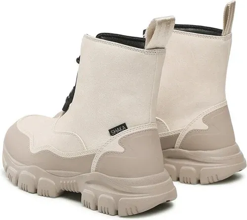 Outdoorová obuv Shaka - Trek Zip Bootie At 433228 Linen/Taupe