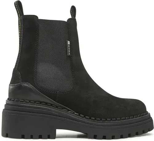 Členková obuv s elastickým prvkom Nessi - 22373 Czarny W